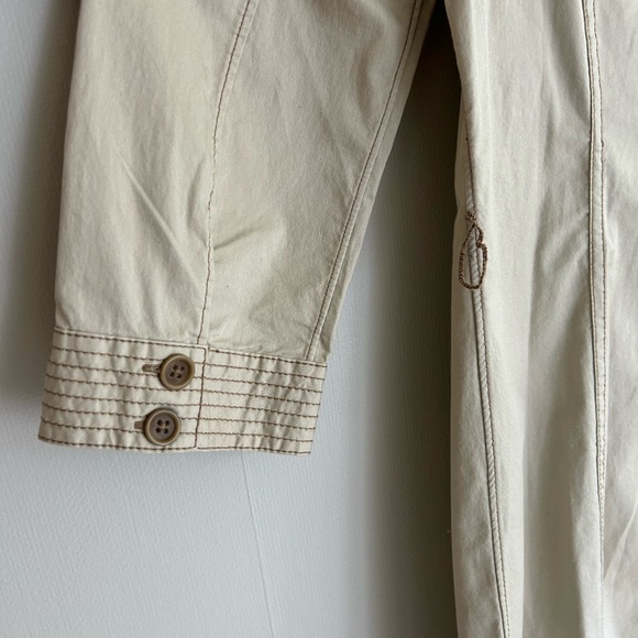 NWOT BODEN Khaki Button Down Cotton Twill Shirt Dress Safari French Utility Sz 6 - Picture 13 of 16